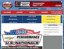 Tablet Screenshot of lucasoilraceway.com